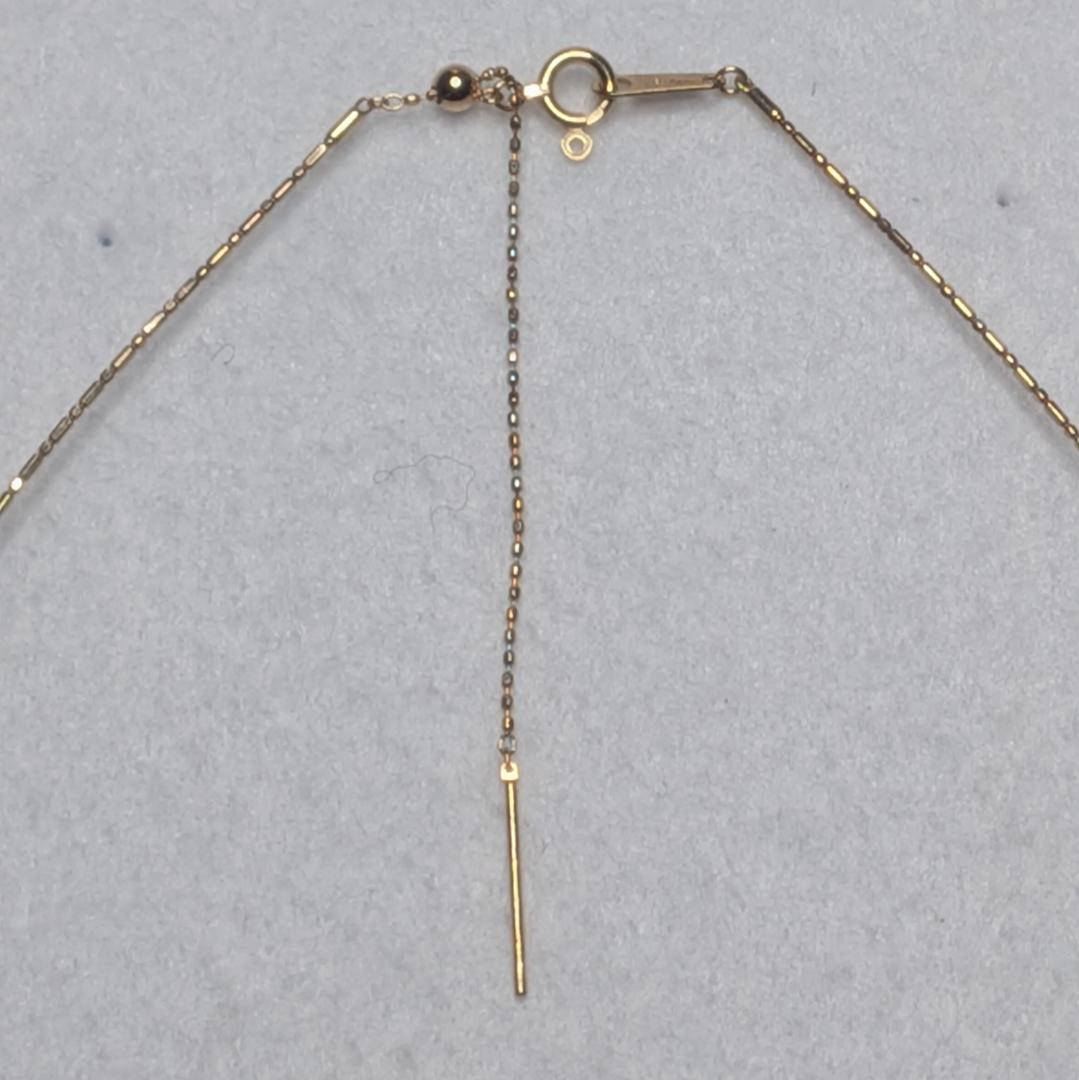 K18YG アコヤ真珠ゴールデンカラー(トリート) オメガネックレス