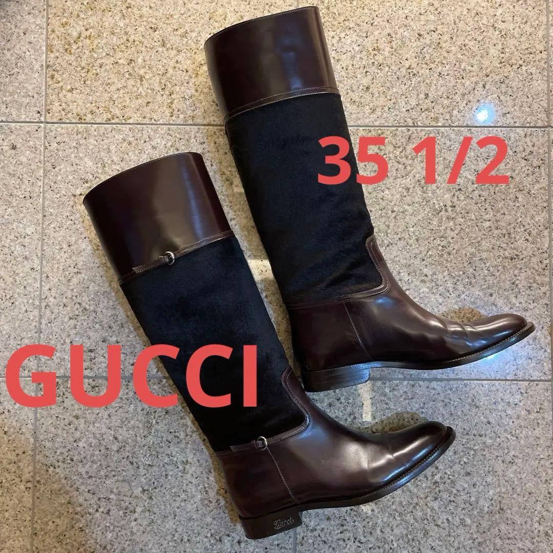 m*o様 【GUCCI】お値下げ不可　ロングブーツ　35 1/2