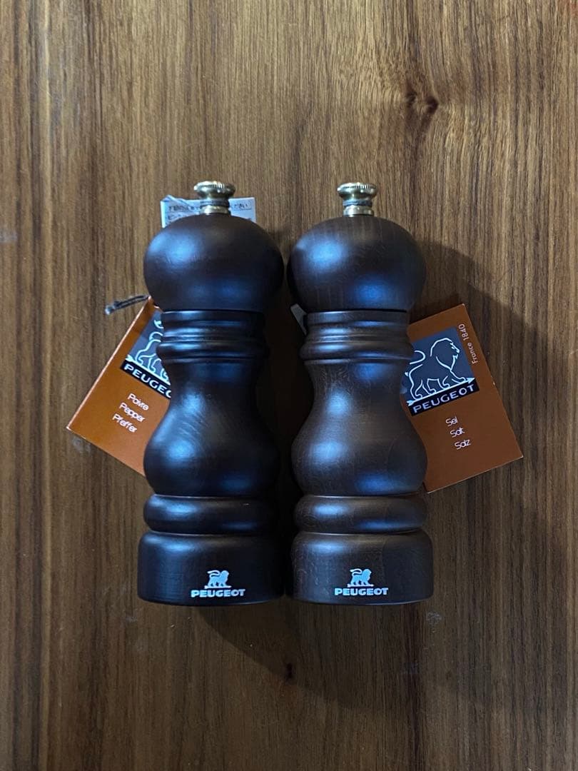 【未使用】 プジョーペッパーミル・ソルトミル セット　15cm