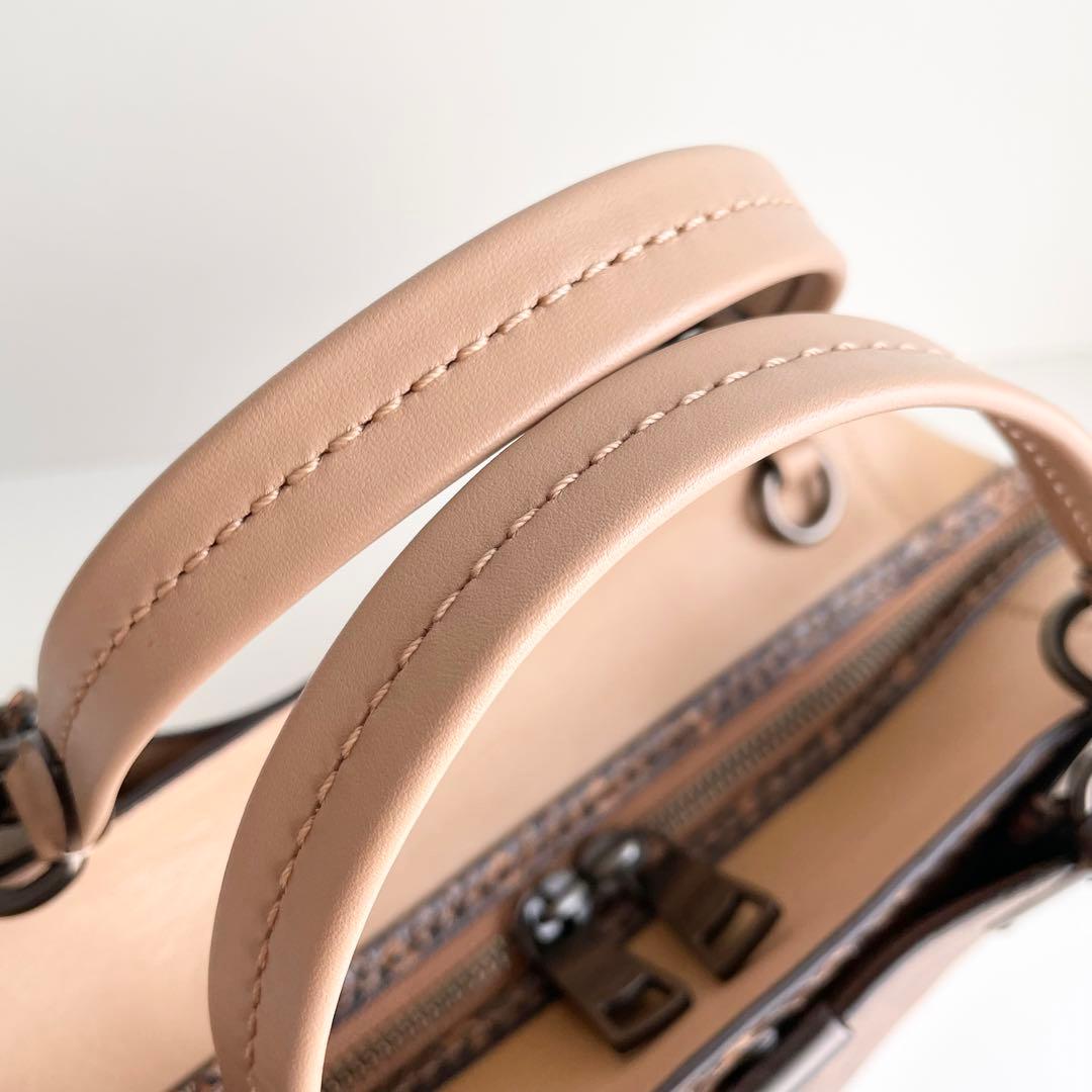 コーチ COACH ハンドバッグ ドリーマー シグネチャー パイソン 新品保管