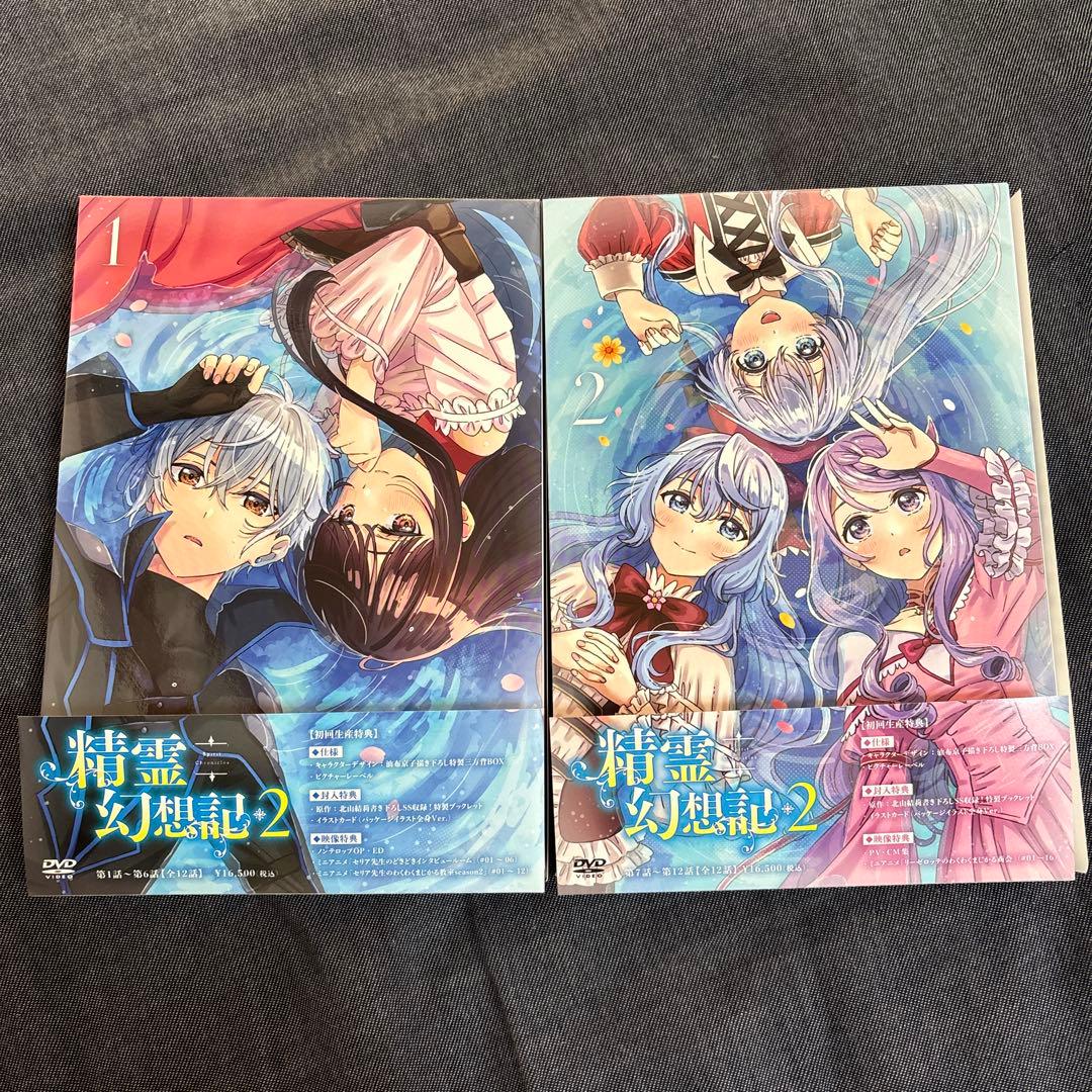 精霊幻想記 DVD 1・2セット　全巻収納BOX付き