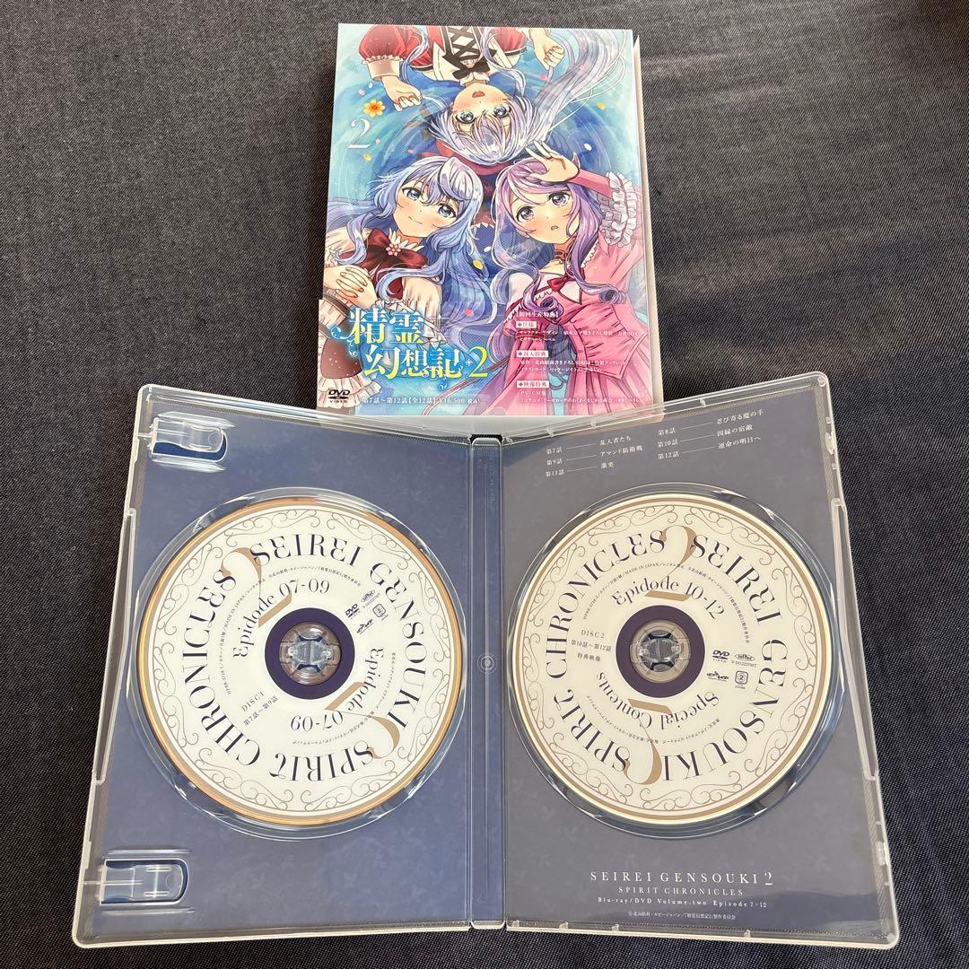 精霊幻想記 DVD 1・2セット　全巻収納BOX付き