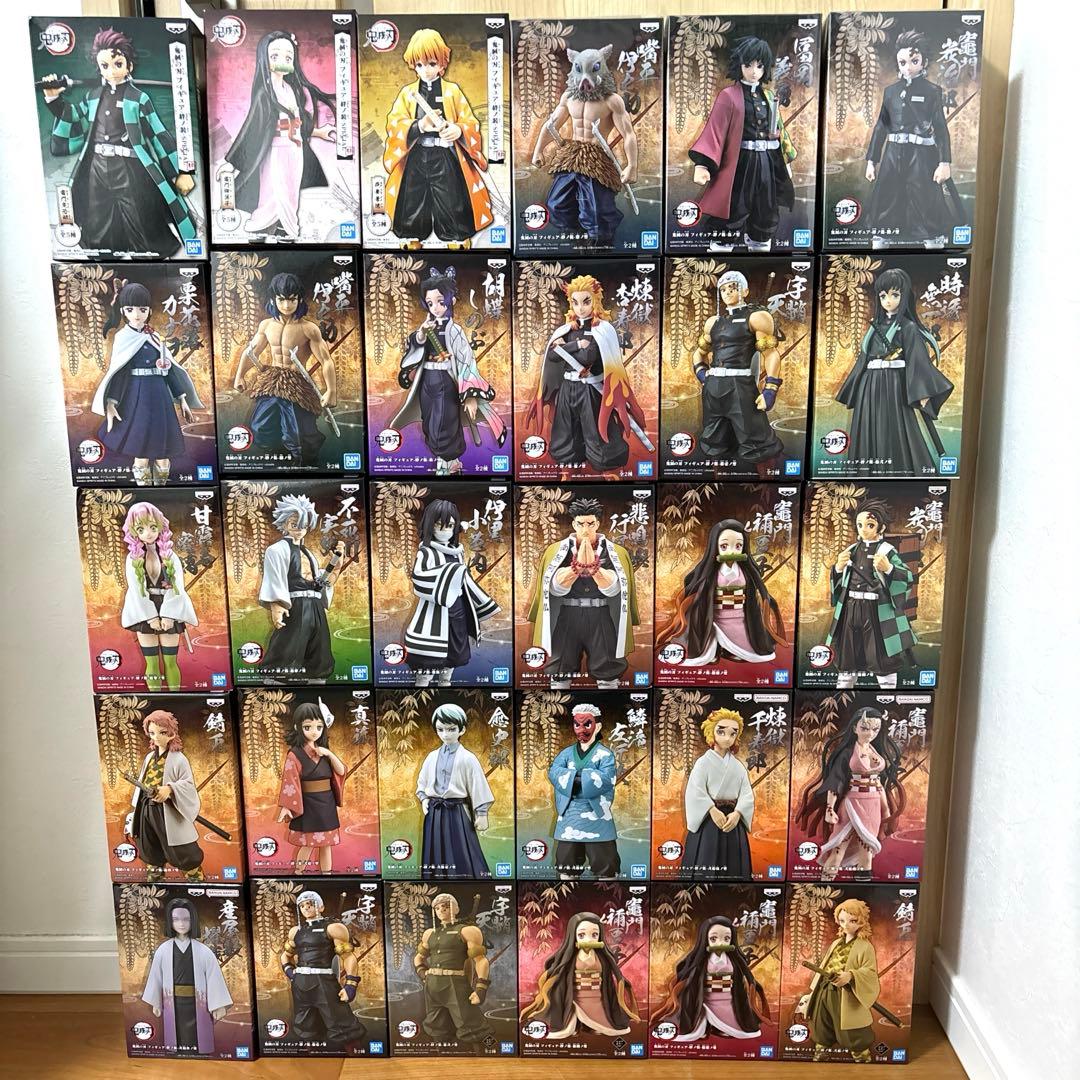 鬼滅の刃 絆ノ装 フィギュア まとめ売り 義勇 実弥 無一郎 行冥 錆兎 しのぶ