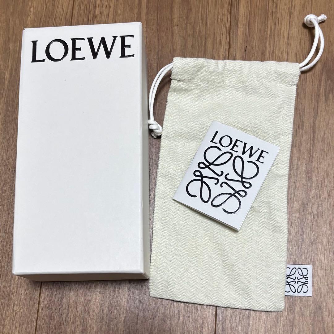 【おかか様】LOEWE アナグラム レザーバングル ブラウン