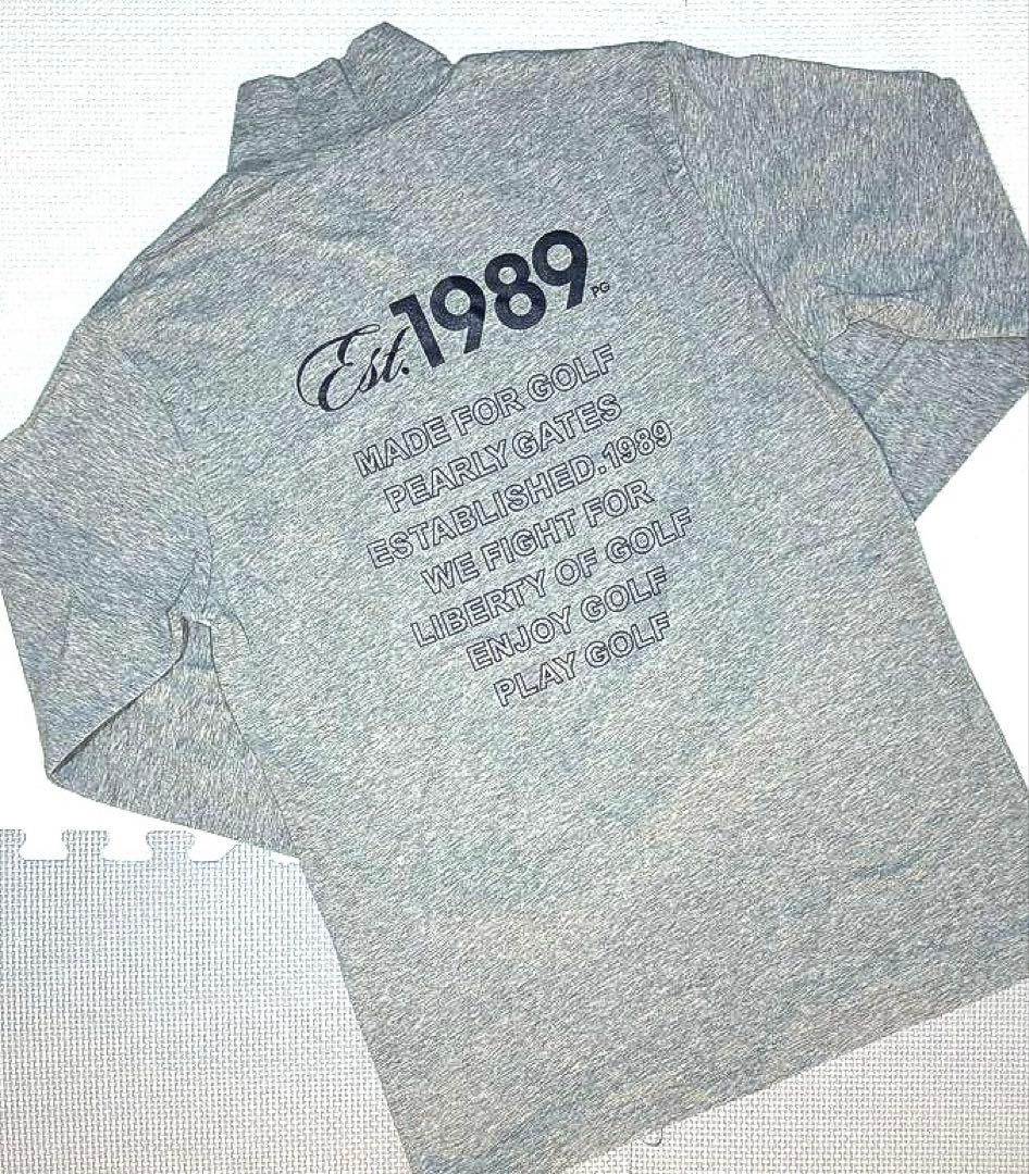 PEARLY GATES ベア天竺 ハイネックカットソー（GRAY／4）