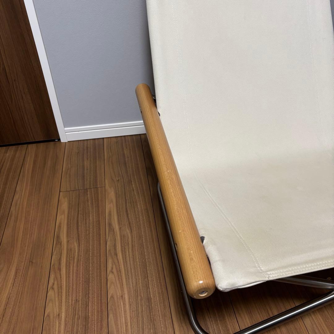 Nychair X ニーチェアX ホワイト ナチュラル 折りたたみ椅子