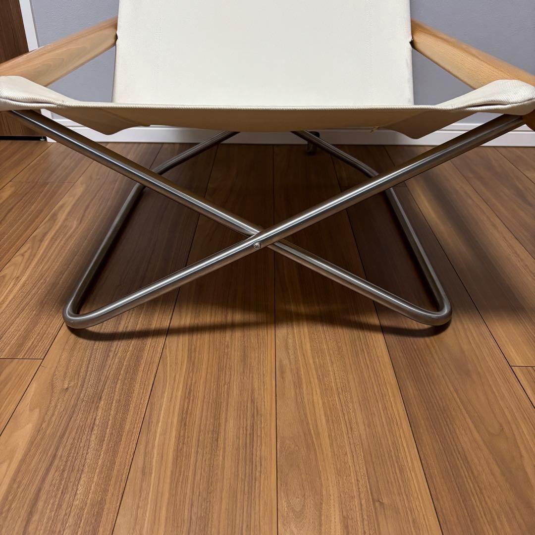 Nychair X ニーチェアX ホワイト ナチュラル 折りたたみ椅子