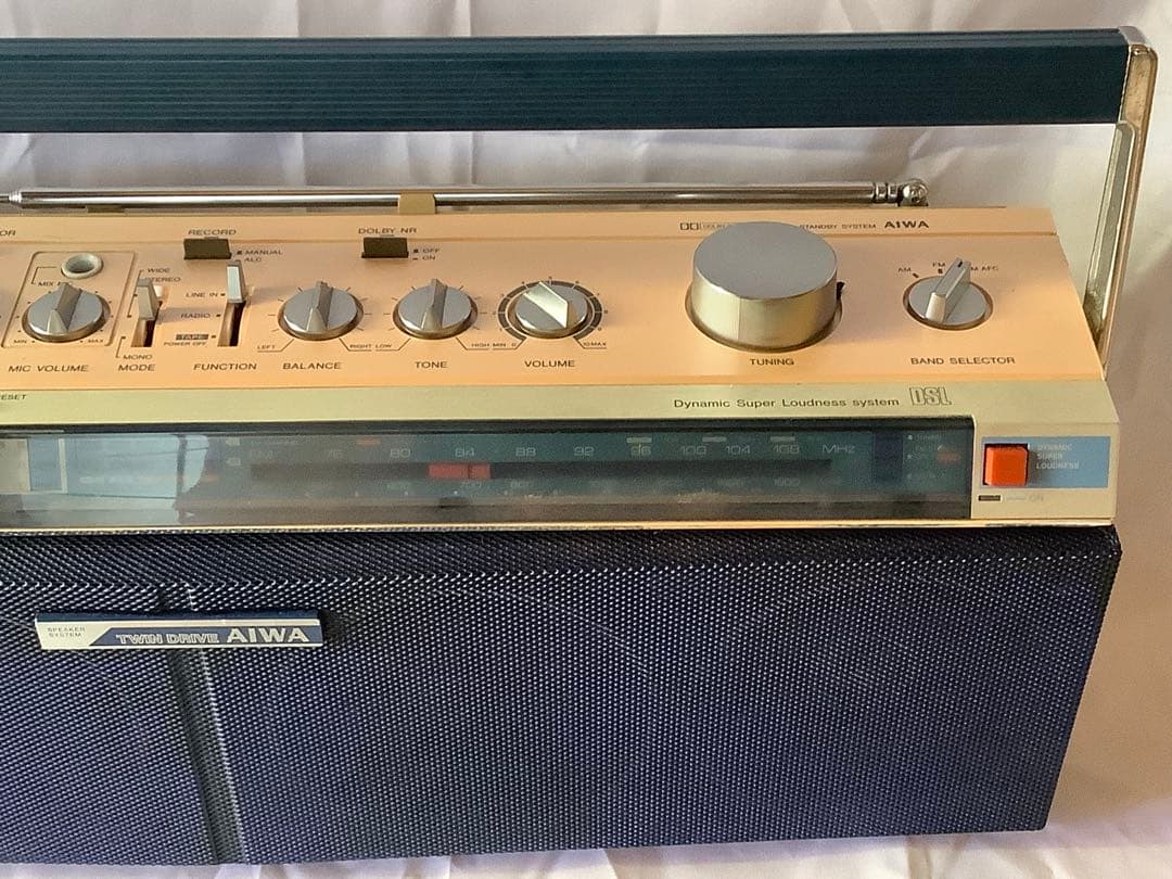 【ジャンク】AIWA CS-J50ラジカセ