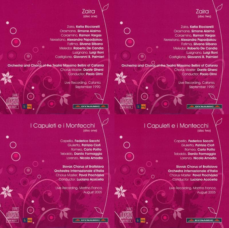 ベルリーニ 歌劇全集 CD24枚組＋CD-ROM