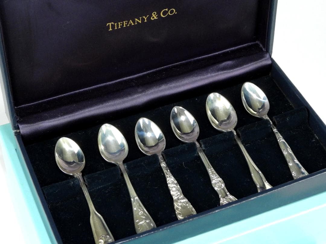 ティファニー STERLING刻印 スプーン×6本セット TIFFANY 銀製
