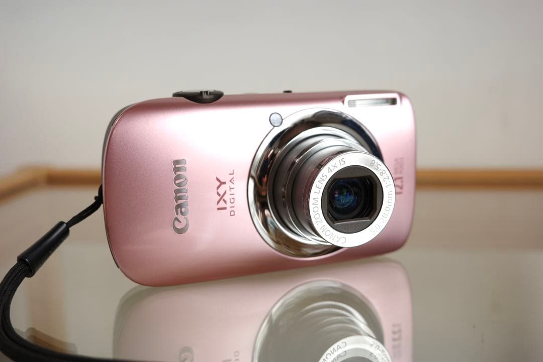 Canon IXY 510IS ピンク　オールドカメラ　オールドコンデジ
