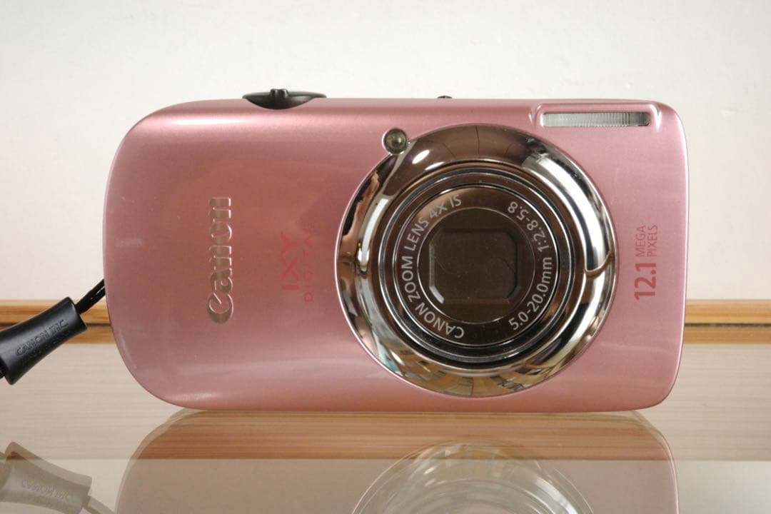 Canon IXY 510IS ピンク　オールドカメラ　オールドコンデジ