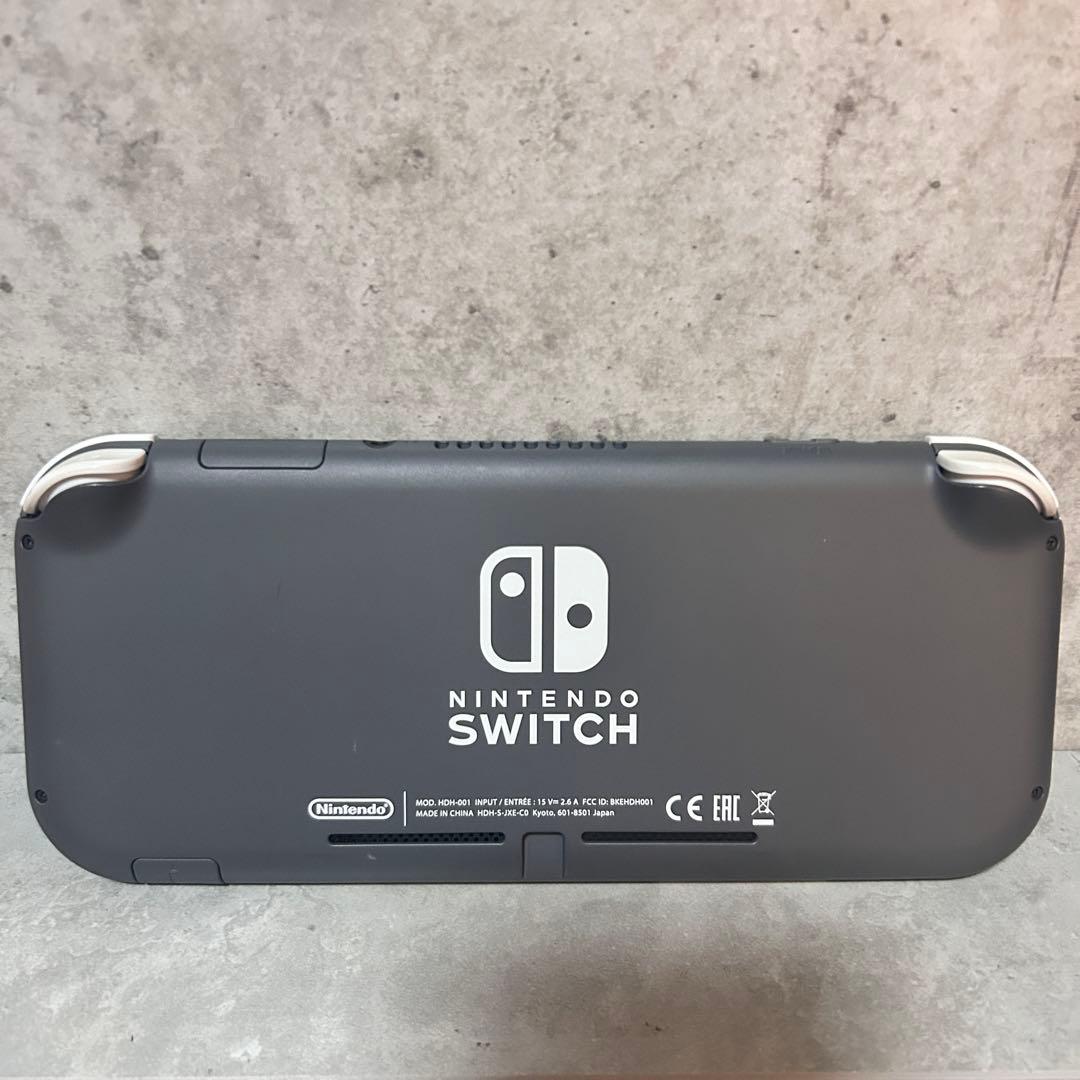 美品✨Nintendo Switch Lite グレー 本体　充電器付き　箱無し