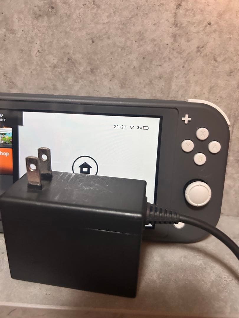 美品✨Nintendo Switch Lite グレー 本体　充電器付き　箱無し