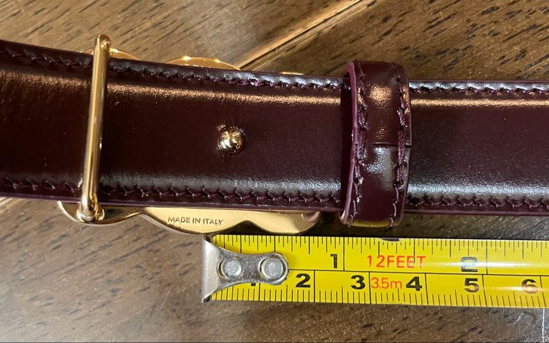 セリーヌ　トリオンフ バックル＆リバーシブルストラップ 25MM