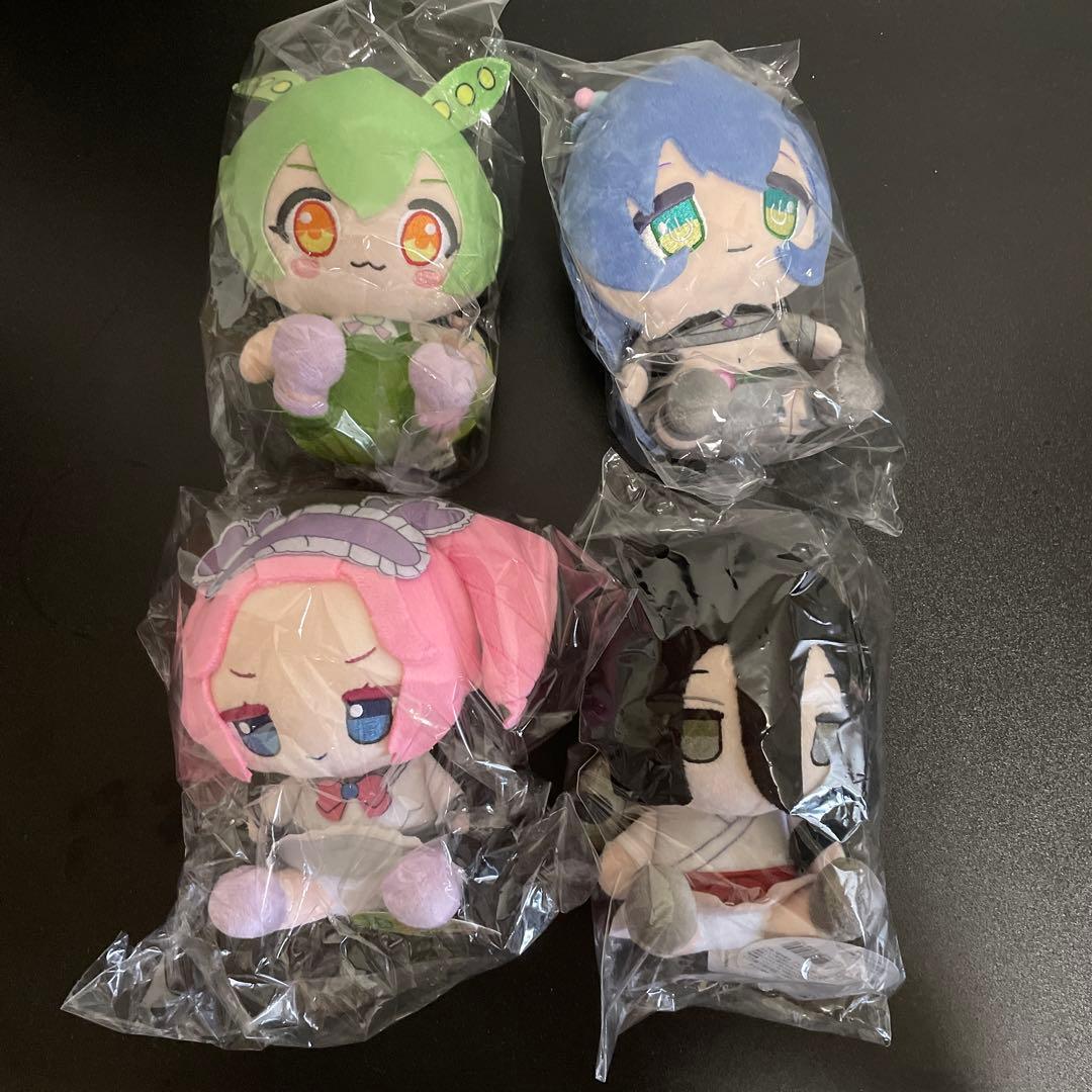 ずんだもん 四国めたん 中国うさぎ 九州そら 限定ぬいぐるみ