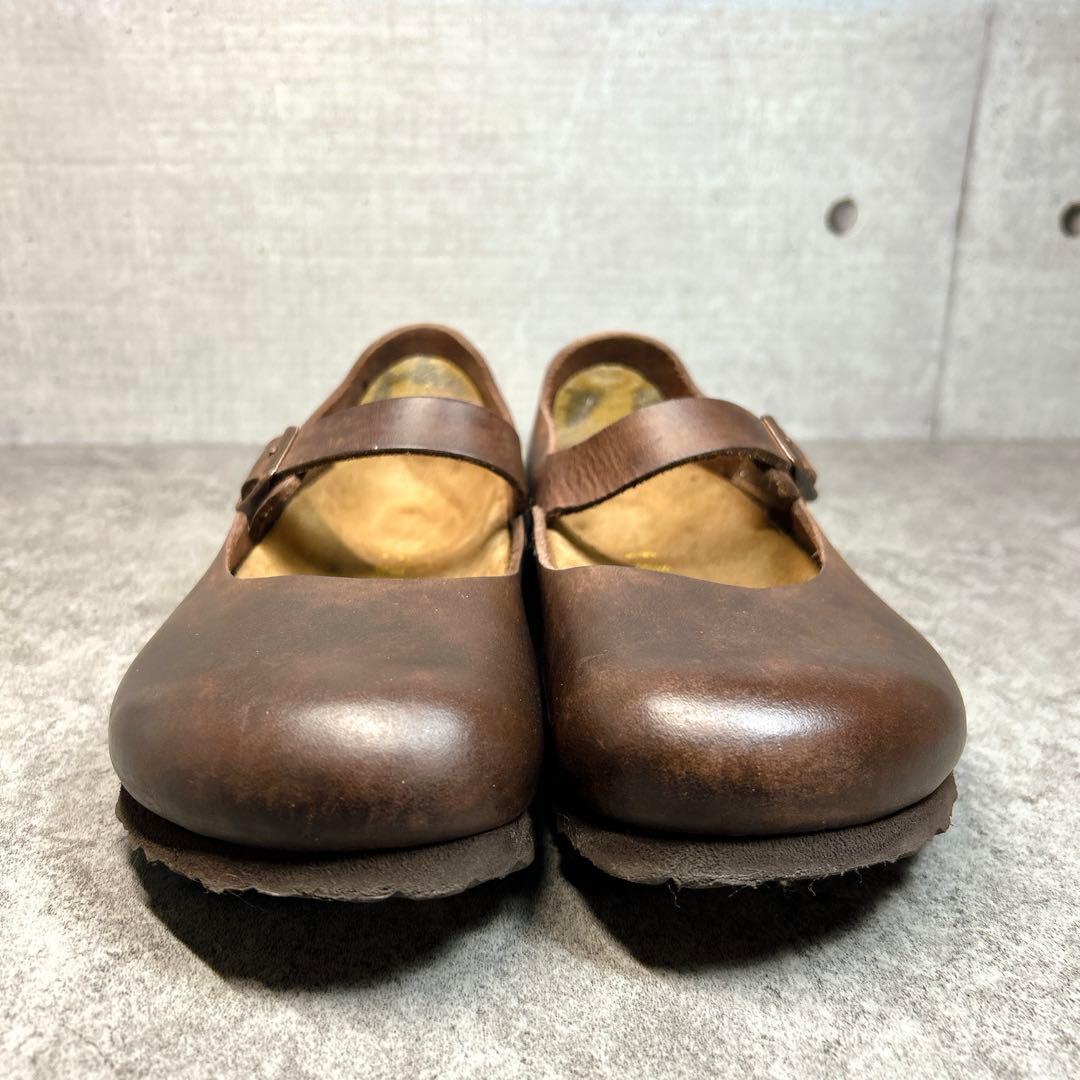 未使用級【ビルケンシュトック】マントバ/MANTOVA/濃茶/廃盤 /ナロー幅◎