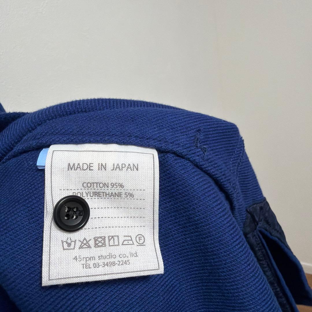 45R コーデュロイ セーラーマリンシャツチュニック