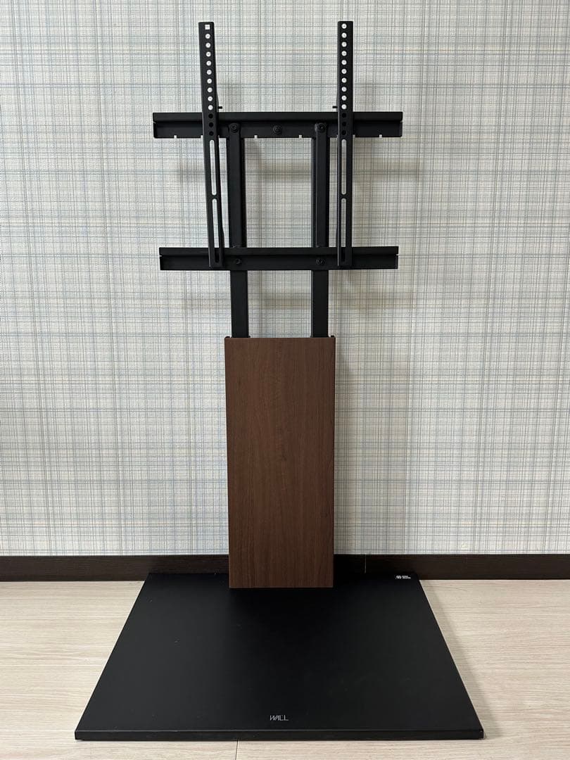 EQUALS WALL V2ロータイプ ブラック　ウォルナット　壁寄せテレビ台