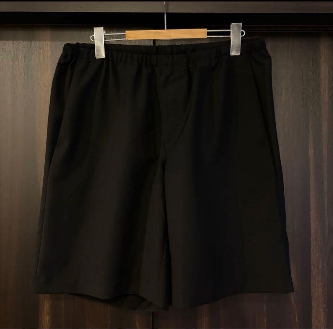 Acne Studios アクネストゥディオス ブラックショーツ48ウールモヘア