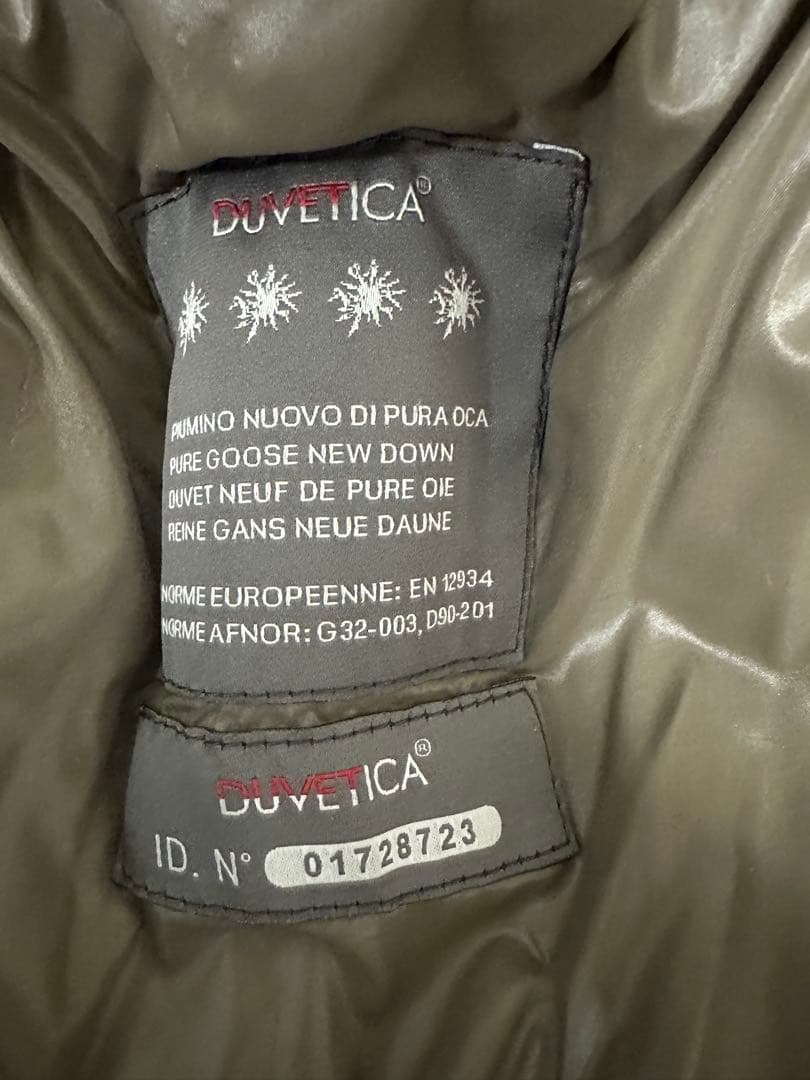【値下げ】DUVETICA ダウンジャケット サイズ44 ブラック デュベティカ