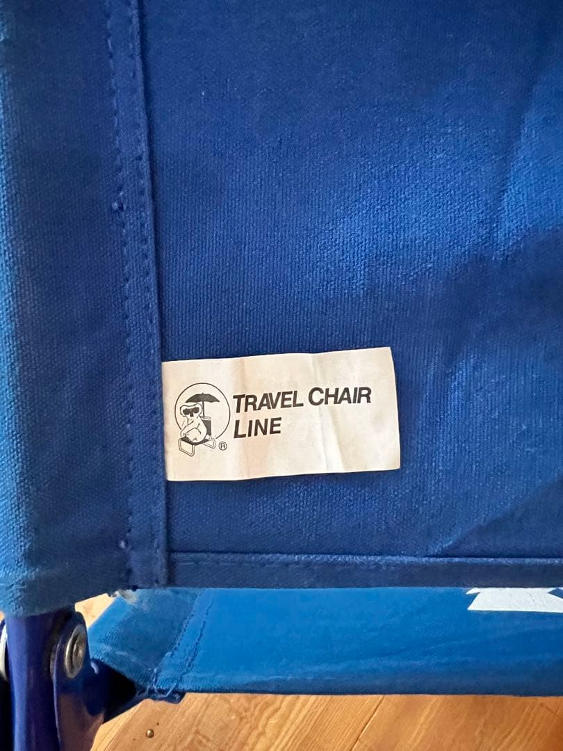 f*様 REI トラベルチェア 青 ビンテージ　貴重　美品