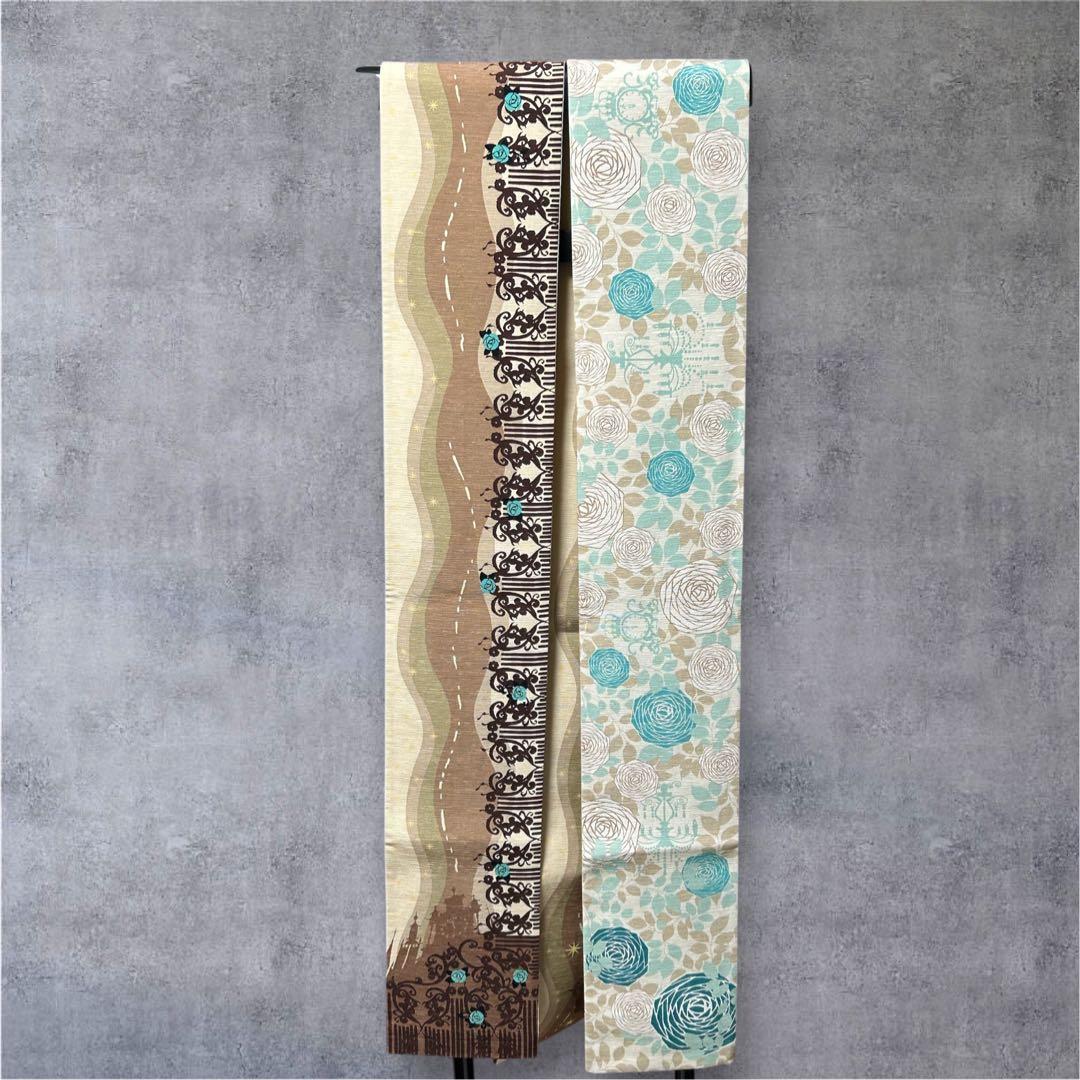 WAKKA 半幅帯　薔薇　美品　シンデレラ