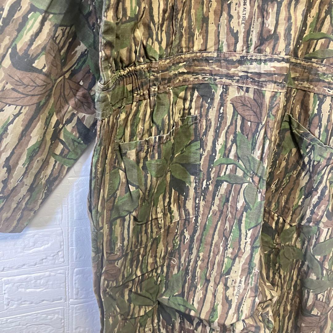 ●Z13【アメリカ製】つなぎ カモフラージュ柄 グリーン系 men's【2XL】