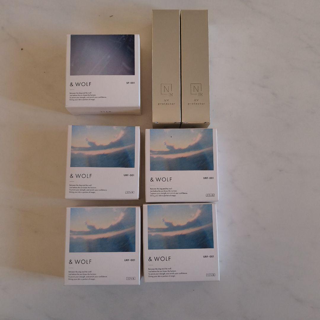 & WOLF リキッドファンデーション リフィル UV下地　計７個セット