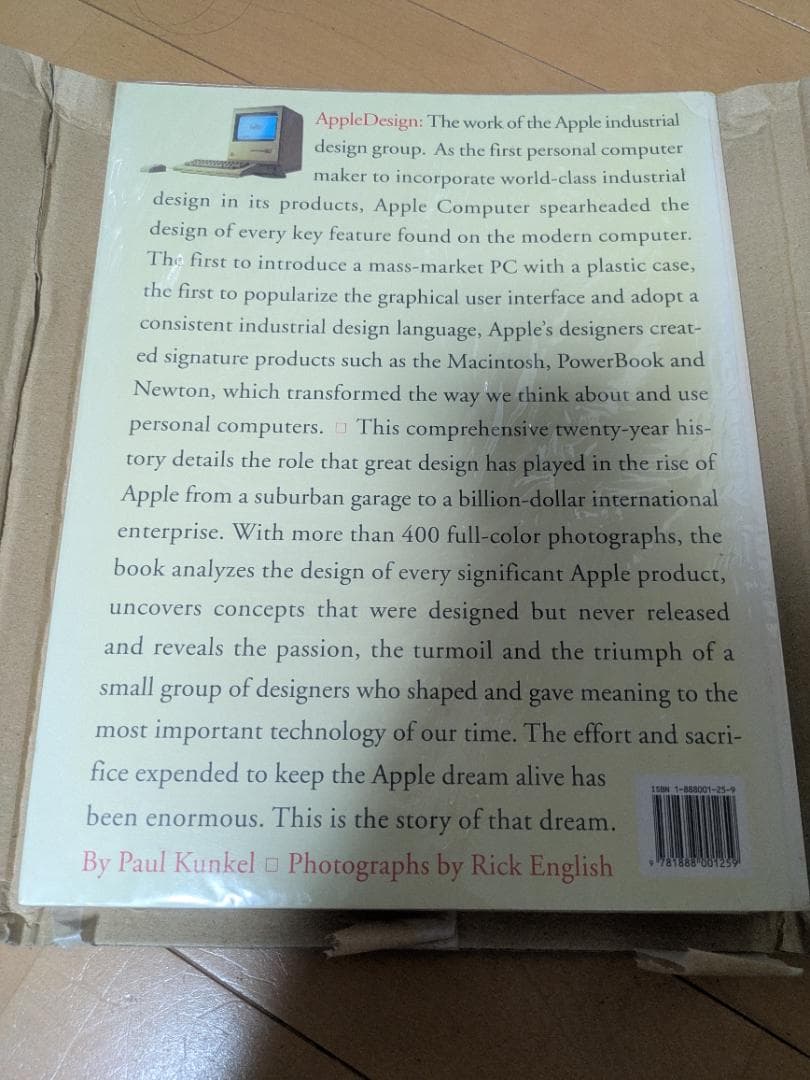 洋書 The Work of the Apple Industrial Design