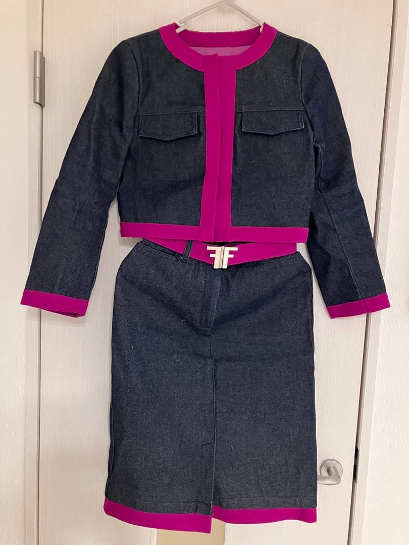 【激レア】FENDI デニムセットアップ(やまとなでしこ松嶋菜々子さん着用)
