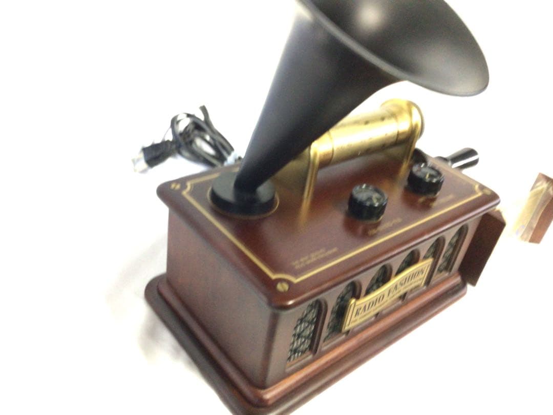 クラリオン HR-2000A 蓄音機型ラジオ 希少品 限定 アンティーク 箱付