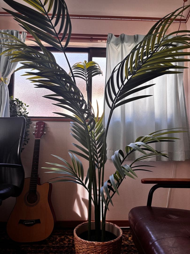 送料込み　IKEA フェイカ　フェイクグリーン　鉢付き　人工観葉植物　アレカヤシ