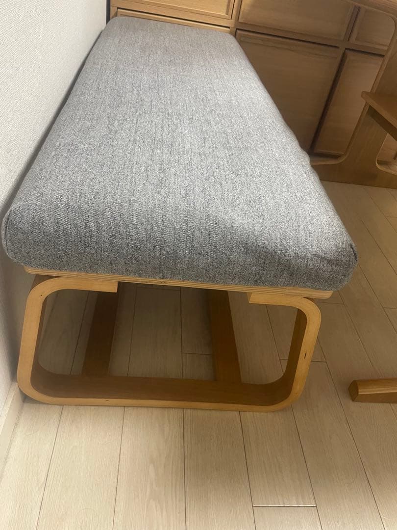 無印良品　リビングでもダイニングでもつかえるベンチ・１・オーク材