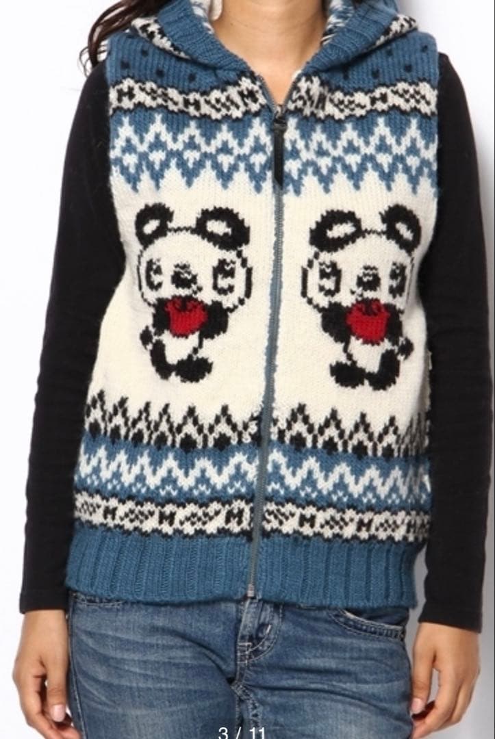 HYSTERIC GLAMOUR APPLE PANDA ベスト