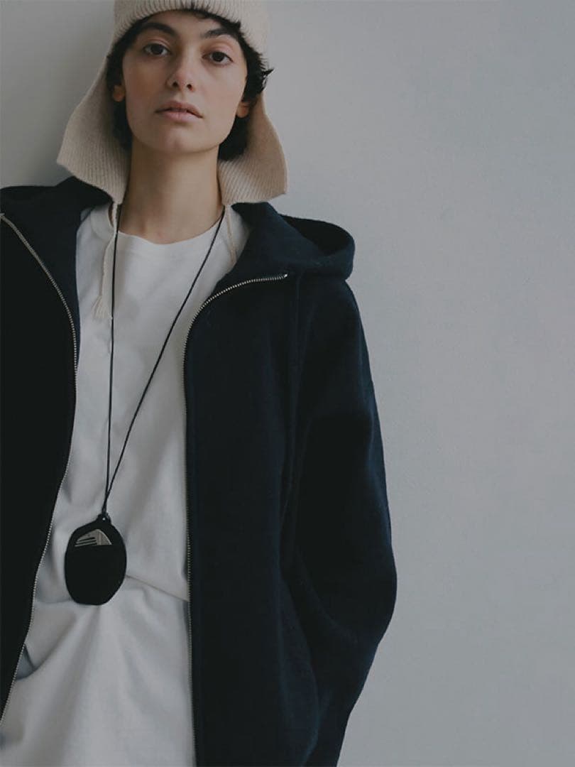 ETRE TOKYO / 新品 完売 ダブルフェイスオーバーサイズニットパーカー