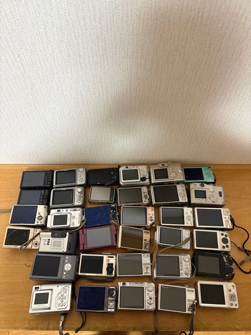 【ジャンク品】デジタルカメラ34台　まとめ
