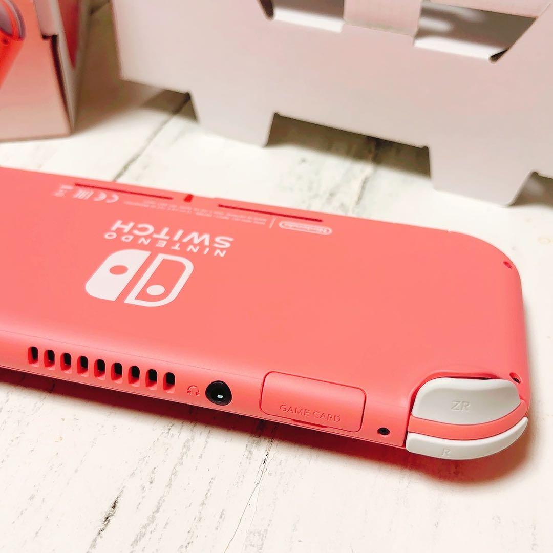 Nintendo SwitchLite コーラルピンク 本体 外箱 任天堂