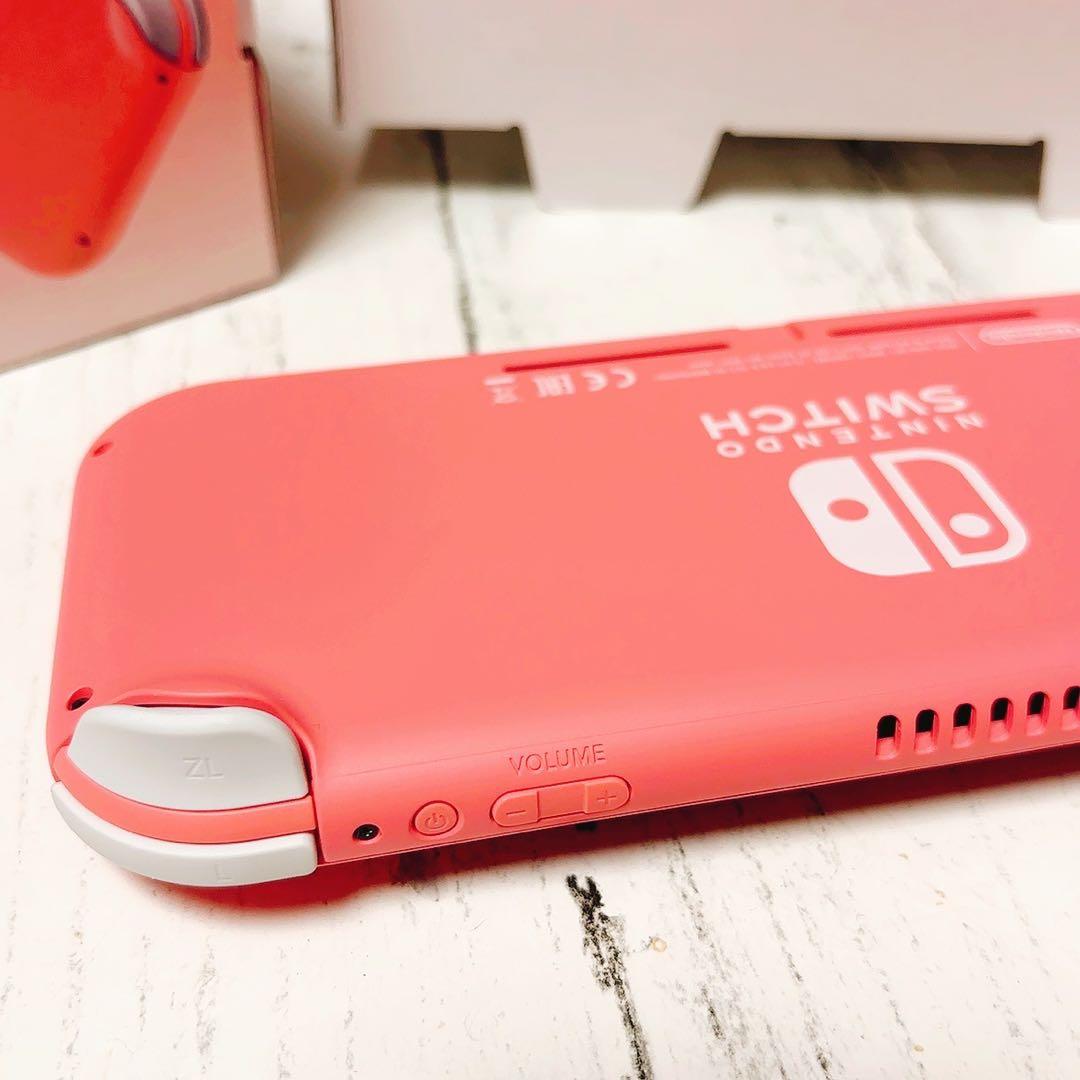 Nintendo SwitchLite コーラルピンク 本体 外箱 任天堂