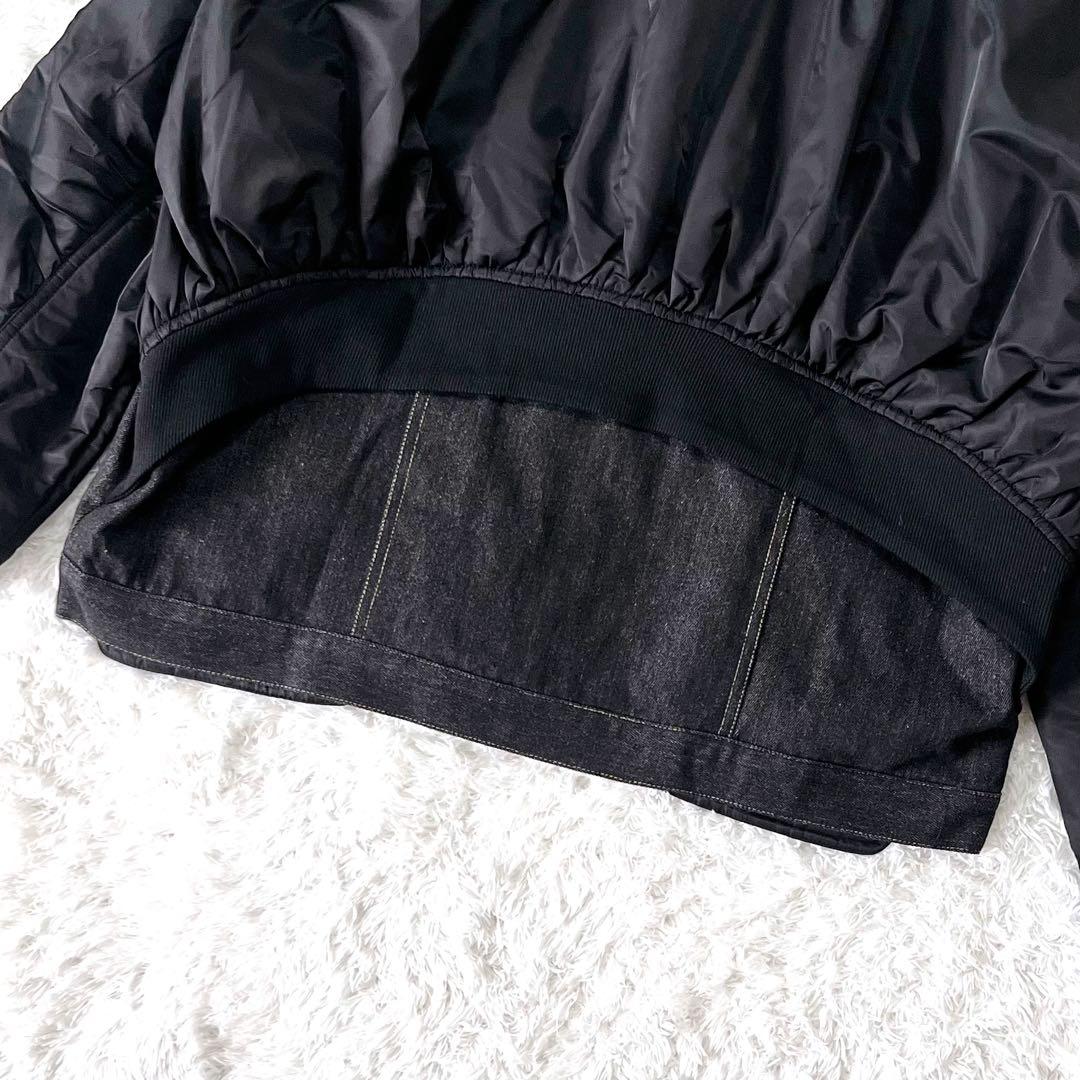 新品未使用 アンティカ デニム×MA-1 ドッキングジャケット 異素材 F