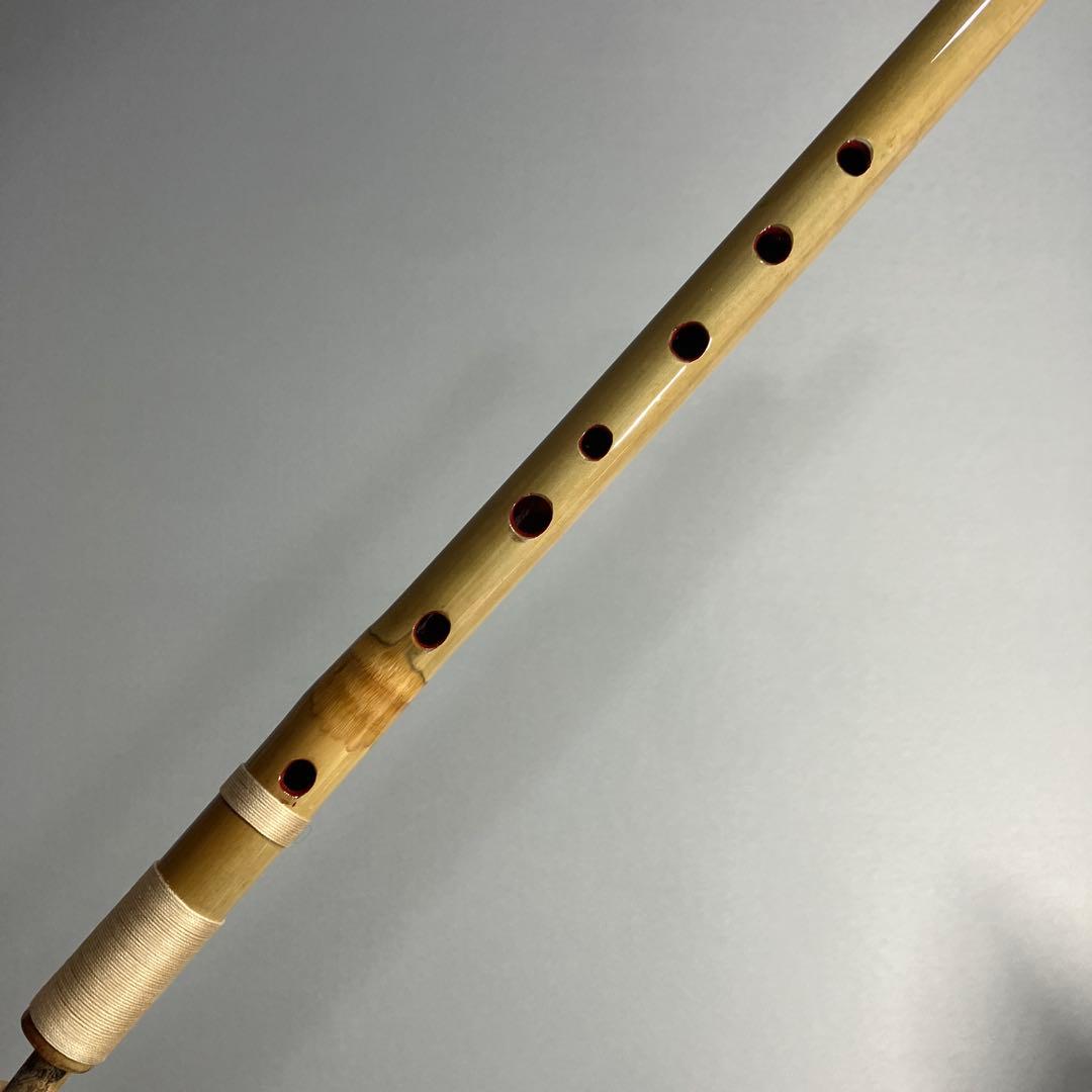 【篠笛三本調子 Ｇ管】唄物　ドレミ調　天地糸巻 　横笛　西洋音階3-63