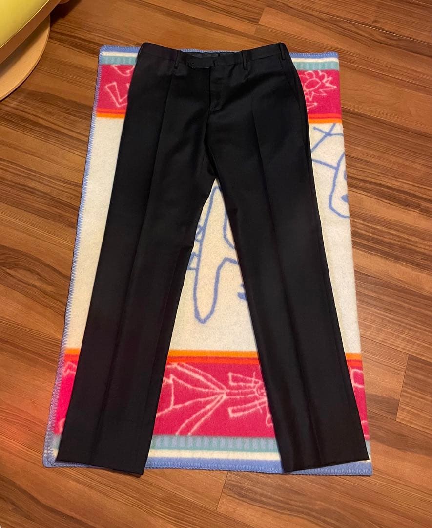 インコテックス　ウール　パンツ　48 紺