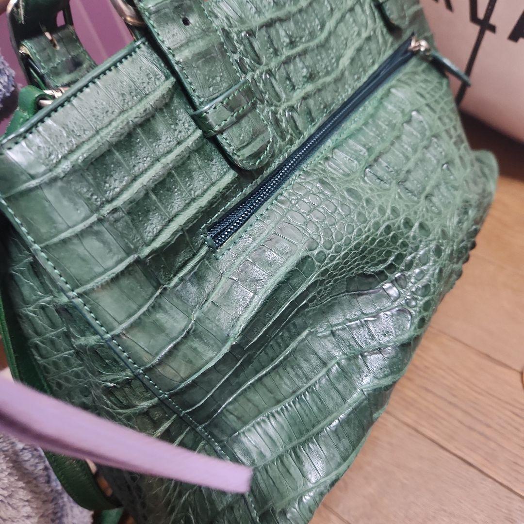 最後のお値下げ！クロコダイル　2wayハンドバッグ