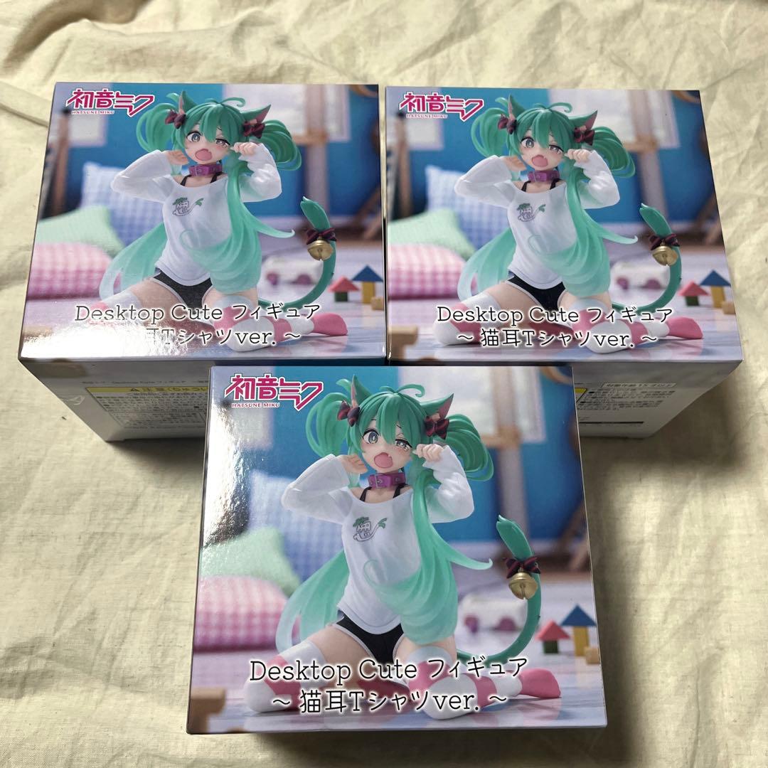 初音ミク Desktop Cute 猫耳Tシャツver.