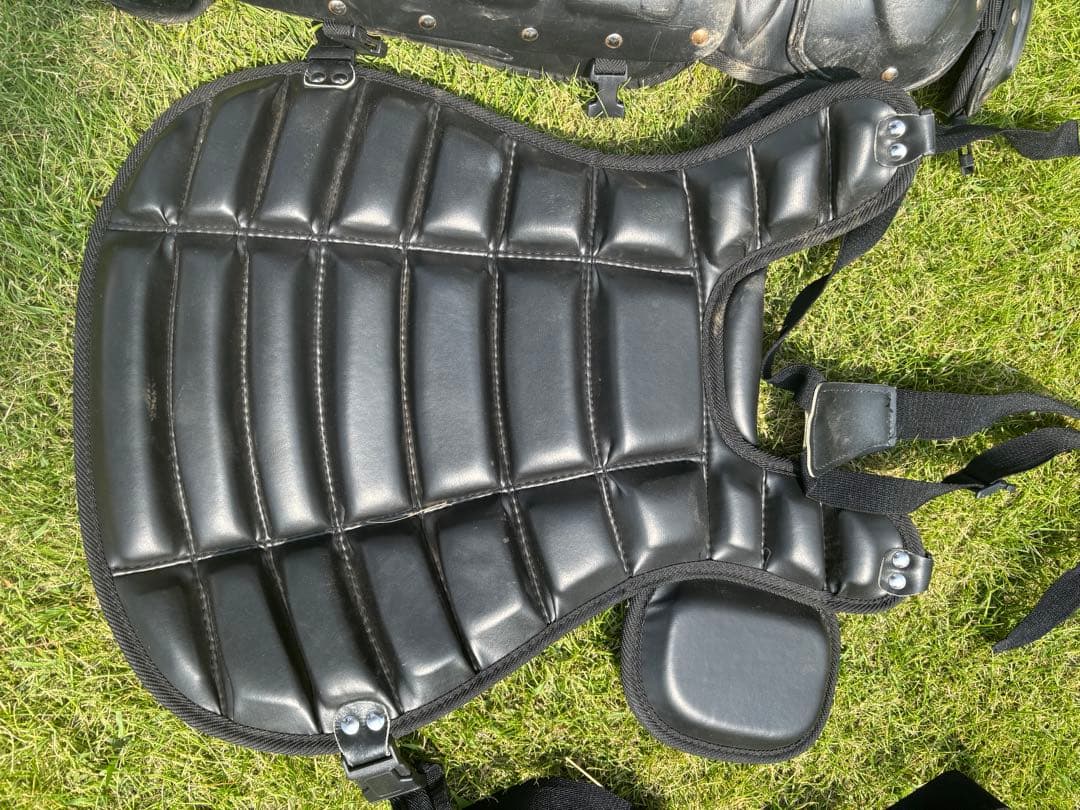 キャッチャー用レガース ブラック