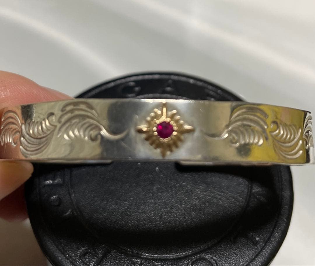 アリゾナフリーダム シルバー×K18 バングル