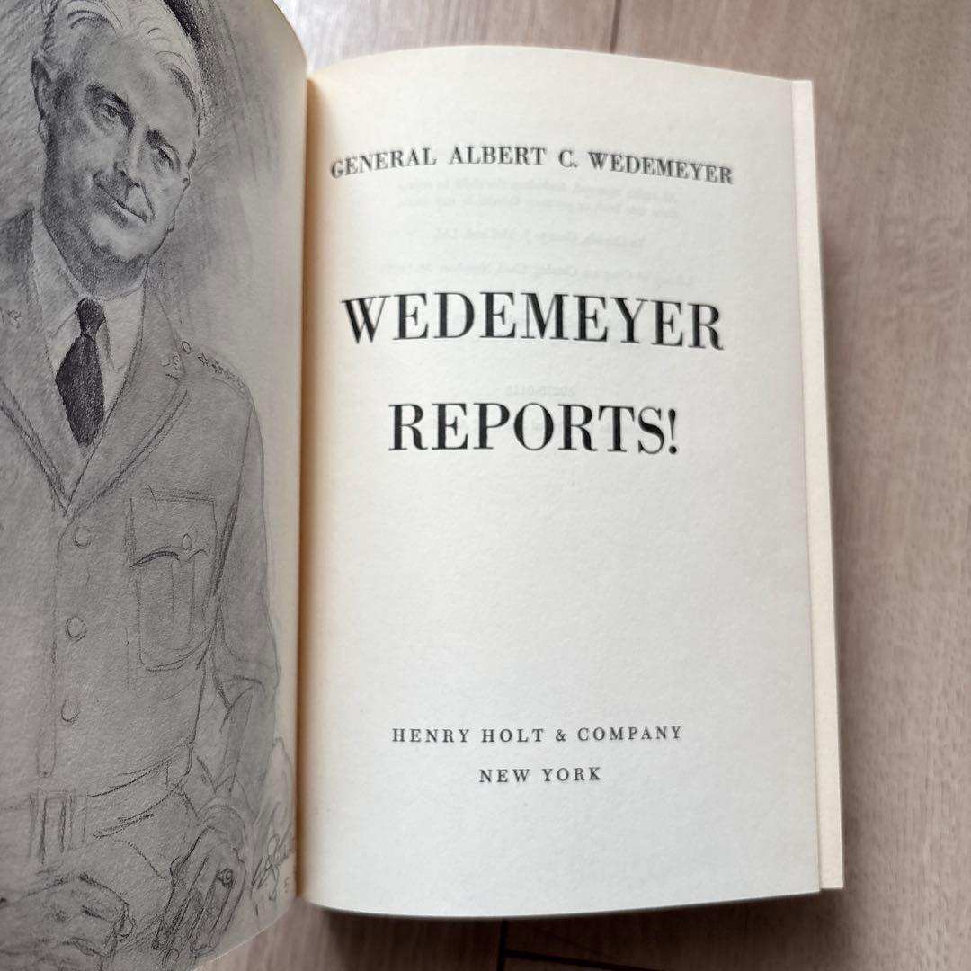 洋書 Wedemeyer Reports! General  C. Wed