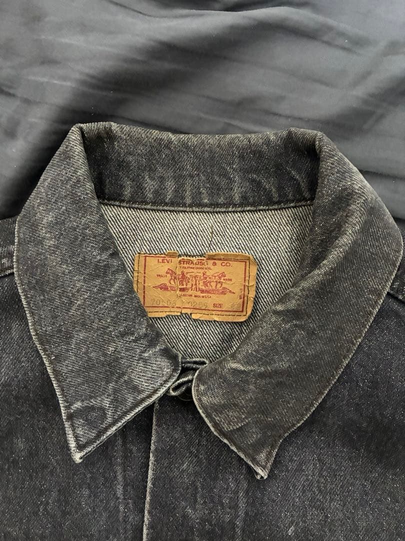 リーバイス 70506 0259 トラッカージャケット ブラック USA製