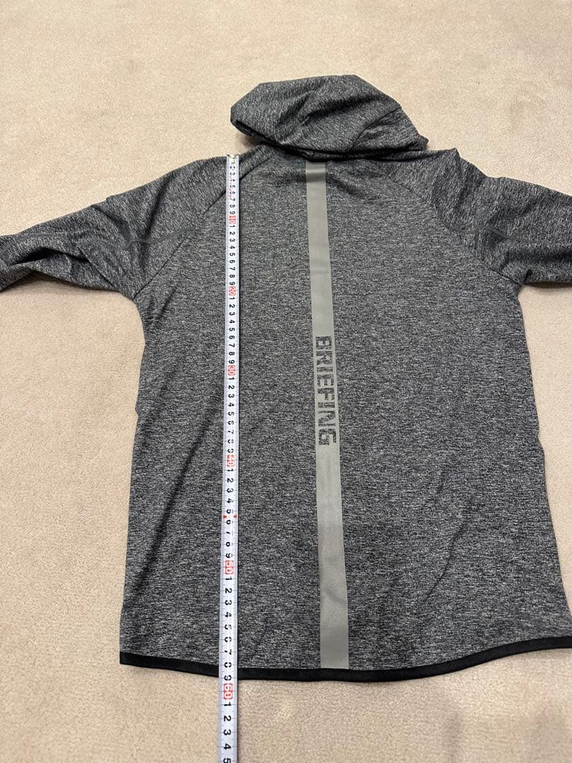 love cats BRIEFING グレー パーカー S