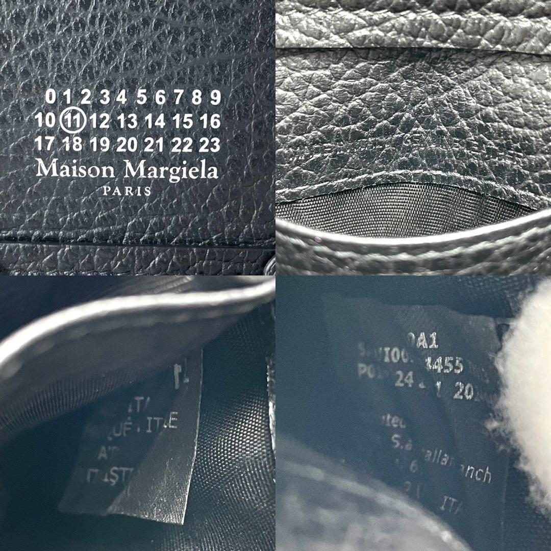 【極美品】マルジェラ チェーンウォレット 4ステッチ ブラック